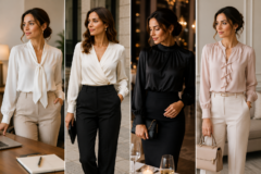Wizytowe bluzki damskie – jak tworzyć eleganckie stylizacje na różne okazje?